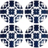 image:imageKate Spade New York Elegant Geo Crock with Wood Utensils one size BlueAccent Plates  Set of 4