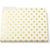 image:imageKate Spade New York File Folder Set of 6 Letter Size Filing Organizers Gold DotGold Dots