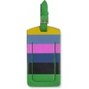image:imageKate Spade New York Vegan Leather Luggage Tag for Women Durable Suitcase ID Tag Enchanted StripeEnchanted Stripe