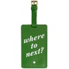 image:imageKate Spade New York Vegan Leather Luggage Tag for Women Durable Suitcase ID Tag Enchanted StripeGreen