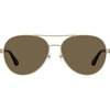 image:imageKate Spade New York Womens AverieS Pilot Aviator SunglassesGold Brown