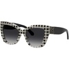 image:imageKate Spade New York Womens BexleyGS Rectangular SunglassesWhite Black Pattern
