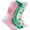 image:imagekate spade new york 3PK KSNY GINGHAM FLORAL CREW