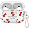 image:imagekate spade new york AirPods Pro Protective Case with Keychain Ring  Multi Floral Black and White Compatible with AirPods Pro 2nd  1st GenerationCherry Dot