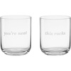 Double Old Fashioned Glasses