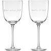 image:imagekate spade new york Bottoms Up amp Top Me Off Hiball Glasses Set of 2Wine Glasses  Make It Last