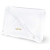 image:imagekate spade new york Business Card Holder for Women Stylish Clear Acrylic Business Card Organizer for Desktop Call Me