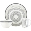 image:imagekate spade new york Charlotte Street West Charcoal 4Piece Place Setting TaupeGrey4Piece Placesetting