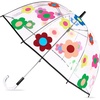 image:imagekate spade new york Clear Umbrella for Rain Large Bubble Umbrella for Adults with Floral DesignGingham Garden