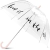 image:imagekate spade new york Clear Umbrella for Rain Large Bubble Umbrella for Weddings Love Is In The Air