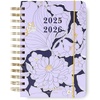 image:imagekate spade new york Daily Planner 20252026 Medium Agenda August 2025December 2026 Hardcover Weekly and Monthly Spiral Planner with Stickers Coastal GardenCoastal Garden