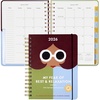 image:imagekate spade new york Daily Planner 2026 Large Agenda JanuaryDecember 2026 Hardcover Weekly and Monthly Spiral Planner with Stickers Book Club