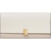 image:imagekate spade new york Deco Pebbled Leather Large Flap WalletColorblock Cashew Milk Multi