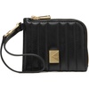 image:imagekate spade new york Deco Quilted Leather Coin Card case WristletBlack