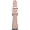 image:imagekate spade new york Designer Interchangeable Leather or Nylon Band Compatible with Your 384041mm andor 42444549mm Apple Watch Series 987654321SE andor Ultra Series 12Rose Gold