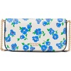 image:imagekate spade new york Devin Colorblocked Saffiano Leather Flap Chain WalletSpringtime Blooms Cream Multi