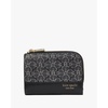 image:imagekate spade new york Devin Compact WalletBlack Multi Spade Flower
