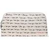 image:imagekate spade new york Devin I Love You Script Embossed Leather PouchCream Multi