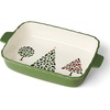 image:imagekate spade new york Evergreen Large Lit Tree Figurine Christmas amp Holiday DecorRectangular Scallop Baking Dish