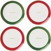 image:imagekate spade new york Evergreen Large Lit Tree Figurine Christmas amp Holiday DecorRim Accent Plates  Set of 4
