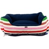 image:imagekate spade new york Fancy Dog Bed 27 x 22 x 12 Pet Mat for Small and Medium Dogs Cute Plush Puppy Bed with Removable Washable Cover and SlipResistant Bottom Adventure StripeAdventure Stripe
