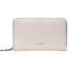image:imagekate spade new york Halo Fine Grain Leather Medium Zip Around WalletCream