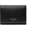 image:imagekate spade new york Halo Glazed Leather Card Case Trifold WalletBlack
