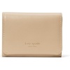 image:imagekate spade new york Halo Glazed Leather Card Case Trifold WalletTaupe