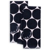 image:imagekate spade new york Joy Dot Kitchen Towels 2Pack Set Absorbent 100 Cotton Velour Navy BlueCream 17x28BlackBeige
