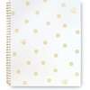image:imagekate spade new york Large College Ruled Notebook 11 x 95 Spiral Notebook with 160 PagesGold Dot with Script