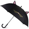 image:imagekate spade new york Large Lightweight Travel Umbrella Black Cat