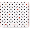 image:imagekate spade new york Leatherette Mouse Pad 9 x 8 Mouse Mat with NonSlip Back Cute Mouse Pad for Office Desk Ladybug Dot