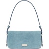 image:imagekate spade new york Liv Denim Suede Small East West ShoulderBlue Suede Denim