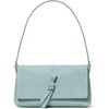 image:imagekate spade new york Loop Leather Small Flap Shoulder BagEnglish Sea Leather and Suede