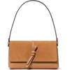 image:imagekate spade new york Loop Leather Small Flap Shoulder BagGarden Soil Leather and Suede