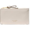 image:imagekate spade new york Loop Pebbled Leather Ew Zip Card CaseCashew Milk