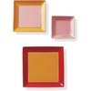 image:imagekate spade new york Make It Pop Neutral Black 3Piece Tray SetRed