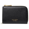 image:imagekate spade new york Mini Zip Card Case Banana Printed Leather Mini Zip Card CaseBlack