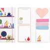 image:imagekate spade new york Padfolio with 7 Sticky Note Pads Studying Essentials Set Includes Cute Sticky Notes with 75 Sheets Per Notepad Charmed Library