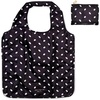 image:imagekate spade new york Reusable Produce Bags Shopping Tote with Zipper Storage Pouch Lightweight Foldable Grocery BagAlmond Dot