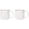 image:imagekate spade new york Spring Pansies Glass Petite Rose BowlMug Set