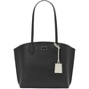 image:imagekate spade new york Suite Crossgrain Leather Large Open Tote BagBlack