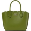 image:imagekate spade new york Suite Crossgrain Leather Small Crossbody Tote BagScalloped Jungle Vine