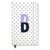 image:imagekate spade new york Take Note Large Polka Dot Leatherette Initial Notebook Bound Journal Includes 168 Lined Pages and Bookmark B Purple