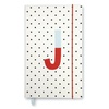 image:imagekate spade new york Take Note Large Polka Dot Leatherette Initial Notebook Bound Journal Includes 168 Lined Pages and Bookmark J Red