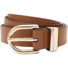 image:imagekate spade new york Womens 1 Inch 2tone Molten Loop Belt Stylish Accessory for Everyday Adjustable FitChestnut Honey