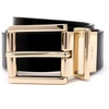 image:imagekate spade new york Womens 125 Inch Reversible Belt Stylish Accessory for Everyday Wear Adjustable FitBlack  Gold