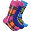 image:imagekate spade new york Womens 3Pack Plaid Crew Socks Soft amp Comfortable