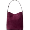 image:imagekate spade new york Womens Halo Fine Grain Leather Large BucketPurple Agate Suede