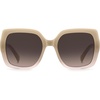 image:imagekate spade new york Womens KS Amaya 2GS Square SunglassesBrown Shaded Beige